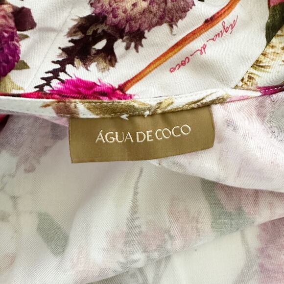 Agua De Coco Wrap Halter Cover Up Maxi Dress Small NWT - Picture 11 of 14